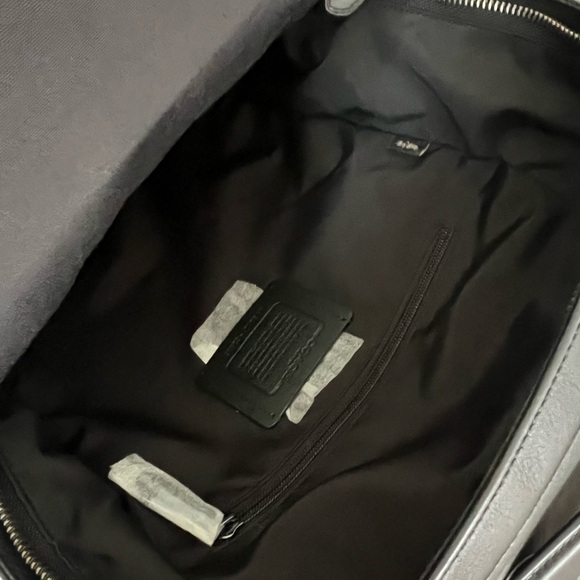 Coach Signature Black and Gray Backpack - Picture 2 of 11
